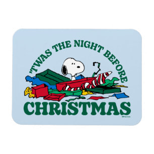 Ímã Amendoins Snoopy "Esta foi a noite antes do Nata