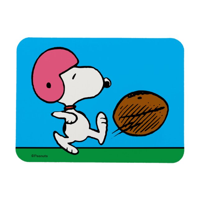 Ímã Amendoins | Snoopy Football Kicker (Horizontal)