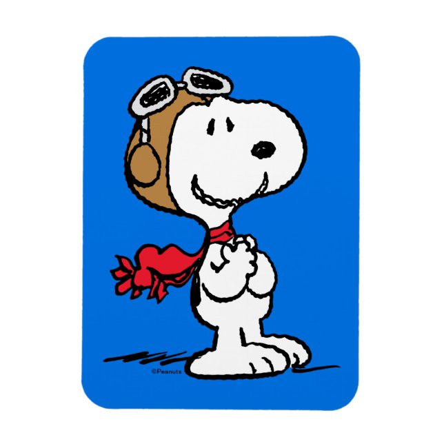 Ímã Amendoins | Snoopy O Áce Voador (Vertical)