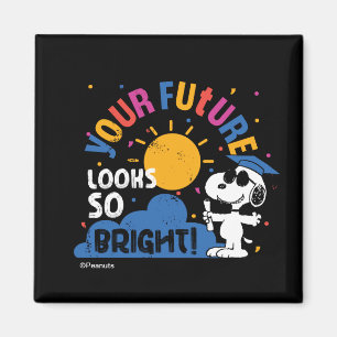 Imã Amendoins Snoopy Seu Futuro Parece Tão Brilhante