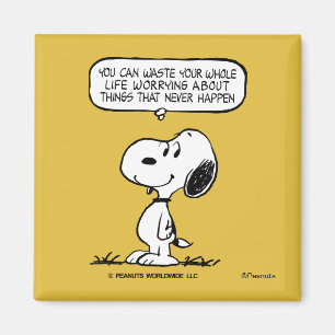 Imã Amendoins Snoopy, você não aguenta sua vida inte