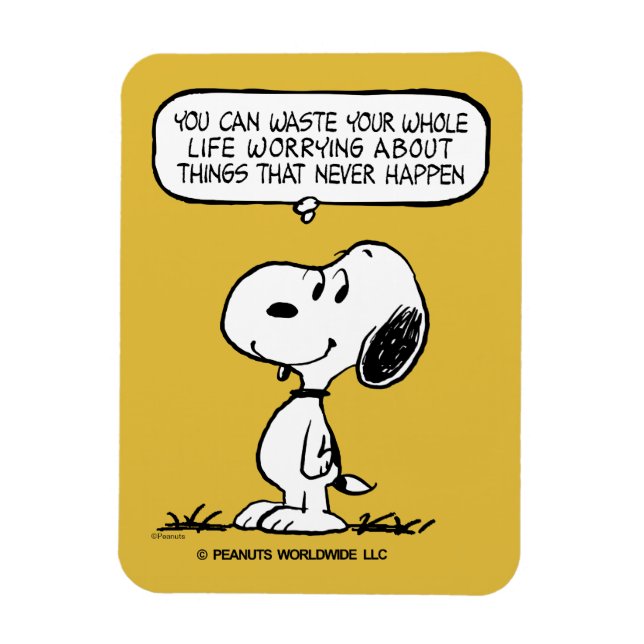 Ímã Amendoins | Snoopy, você não aguenta sua vida inte (Vertical)