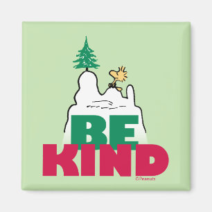 Imã Amendoins Snoopy & Woodstock Be Kind