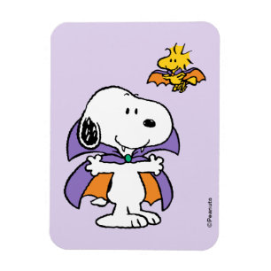 Ímã Amendoins Snoopy Woodstock Vampiro Halloween