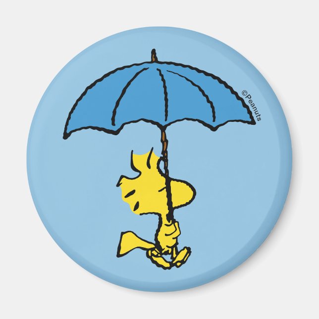 Imã Amendoins | Woodstock Blue Umbrella (Frente)