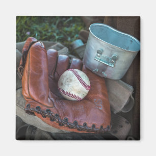 Imã Amer Vintage Baseball Mit e Ball Baseball Glove