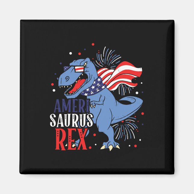 Imã Ameri Saurus Rex 4 de Julho Independência de Dinos (Frente)
