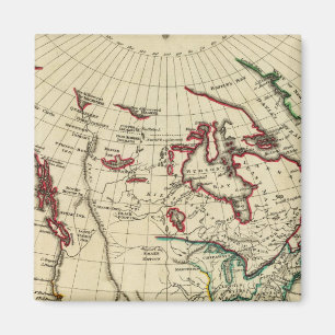 Imã América do Norte com limites delineados
