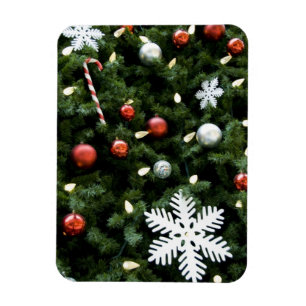 Ímã America do Norte. Decorações do Natal na árvore