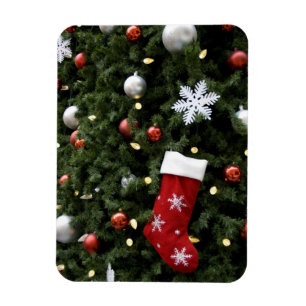 Ímã America do Norte. Decorações do Natal na árvore