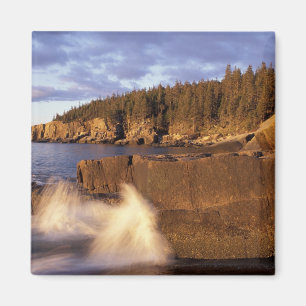 Imã América do Norte, EUA, ME, A costa rochosa do Mai