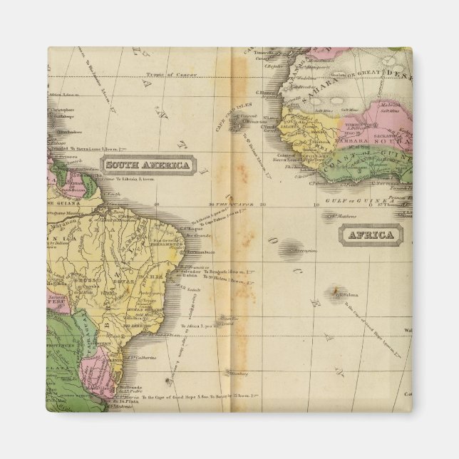 Imã América do Sul, África (Frente)