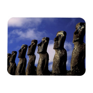 Ímã América do Sul, Chile, Ilha de Páscoa, Ahu Akiri.