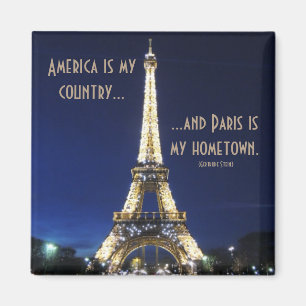 Imã América é meu país e Paris é minha cidade nata
