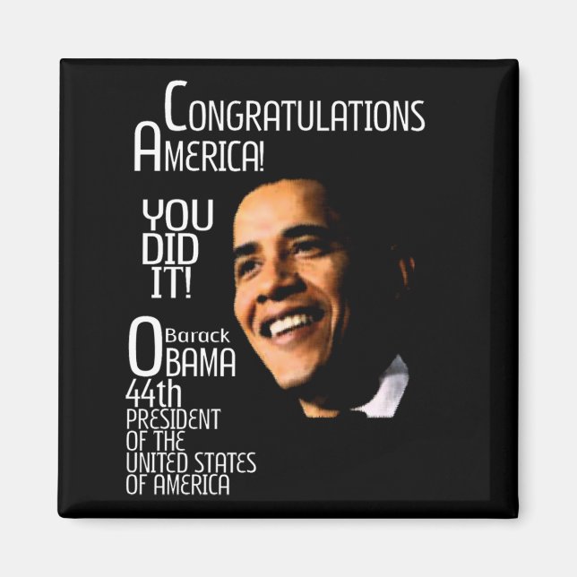 Imã AMÉRICA parabéns (Frente)