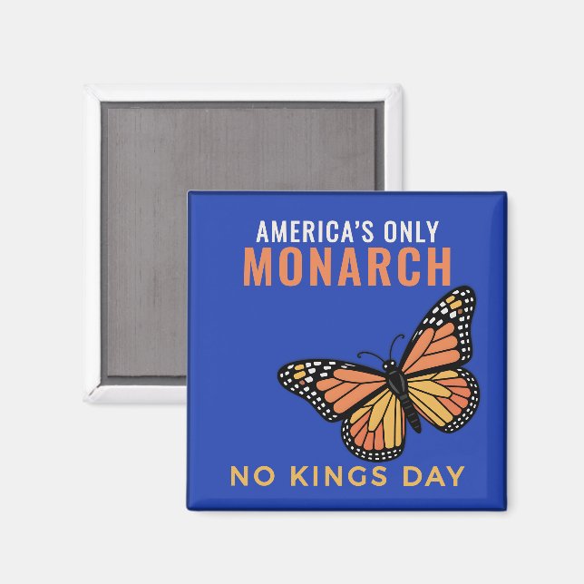 Imã America’s Only Monarch - Blue No Kings Day (Front/Back)
