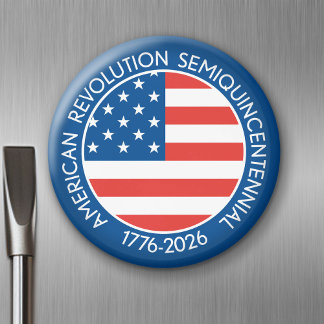 Imã America Semiquincentenal 1776-2026 EUA 250 Flag