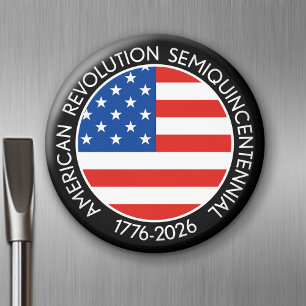 Imã America Semiquincentenário 1776-2026 EUA 250 Bande