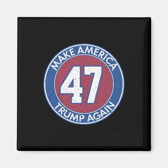 Imã América Trump Novamente 47 (Frente)