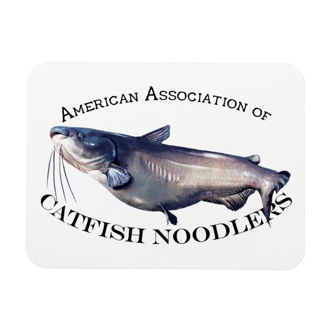 Ímã American Association of Catfish Noodlers (Horizontal)