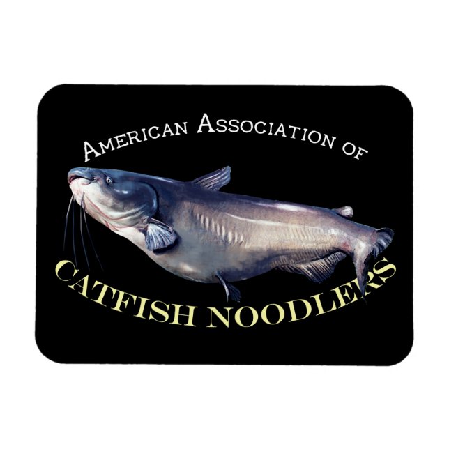 Ímã American Association of Catfish Noodlers (Horizontal)