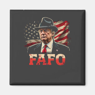 Imã American Donald Trump FAFO EUA Flag Patriotic