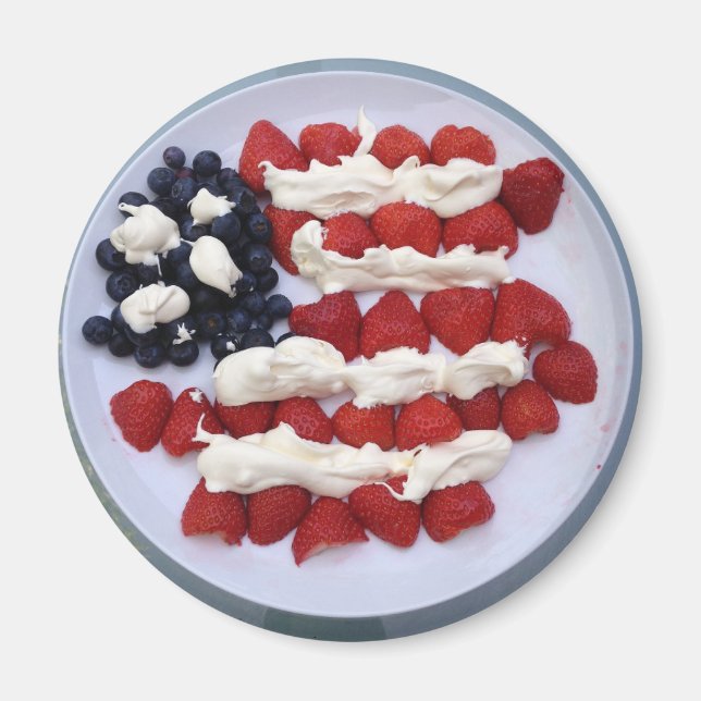 Imã American Flag Dessert (Frente)