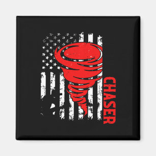 Imã American Flag Estados Unidos Tornado Storm Chaser 