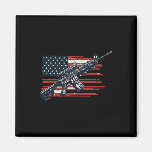 Imã American Flag Guns 1rua De Julho Armas Independênc