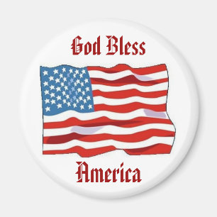 Imã American Flag Magnet