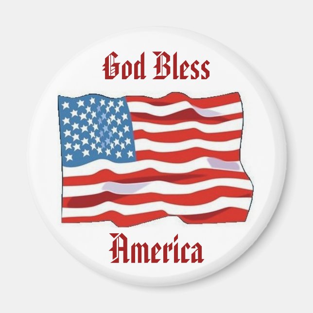 Imã American Flag Magnet (Frente)