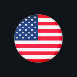 Imã American Flag Magnet Gift - EUA<br><div class="desc">EUA - Estados Unidos da América - Sinalizador - Patriótico - Dia da Independência - 4 de julho - Personalizável - Escolha / Adicione seu Texto / Cor / Imagem Única - Faça seu presente especial - Redimensione e mova ou remova e adicione elementos / imagem com a ferramenta de...</div>