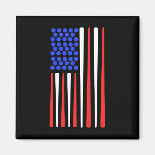 Imã American Flag Snooker Billiard Player Billiard Bil