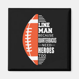 Imã American Football Lineman Porque o Quarterbacks Ne