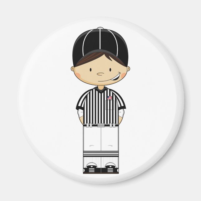 Imã American Football Referee Magnet (Frente)