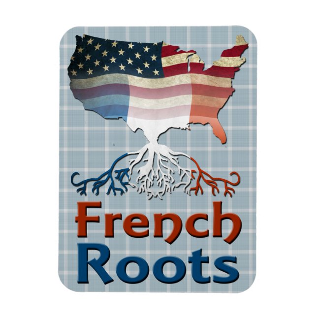 Ímã American French Roots Magnet (Vertical)