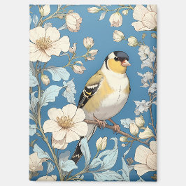 Imã American Goldfinch William Morris Inspired