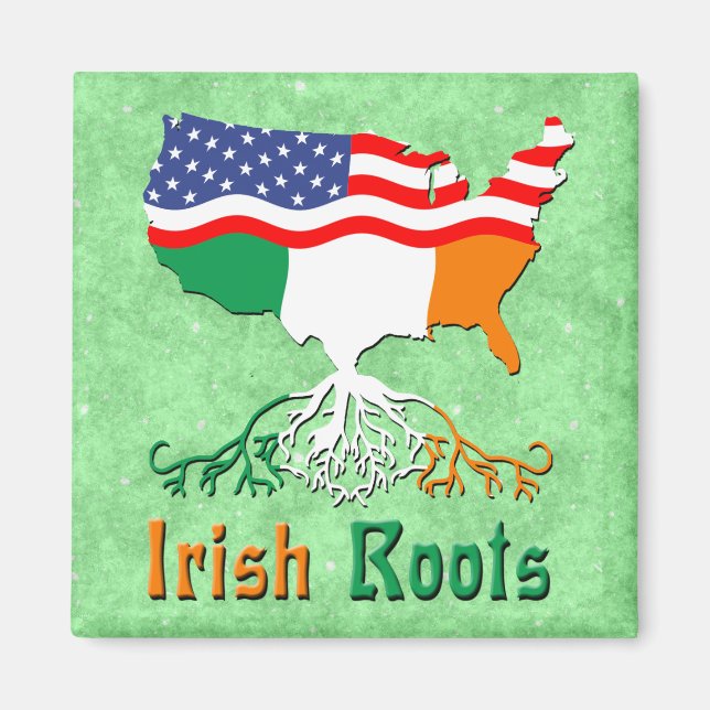 Imã American Irish Roots Magnet (Frente)