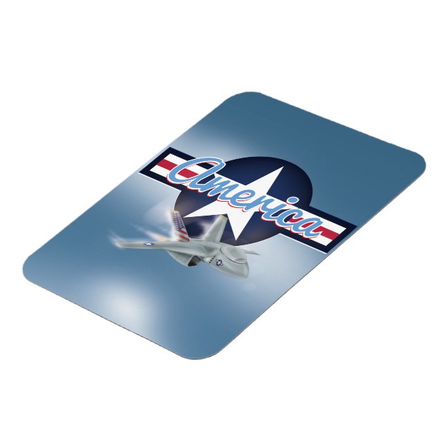 Ímã American Jet Fighter (Left Side)