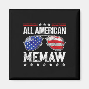 Imã American Memaw 4 De Julho Familiar Correspondendo 