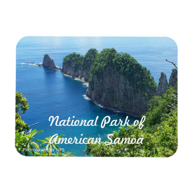 Ímã American Samoa National Park Magnet (Horizontal)