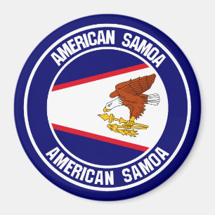 Imã American Samoa Round Emblem