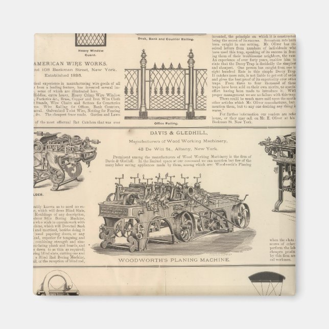 Imã American Wire Works (Frente)