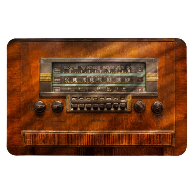 Ímã Americana - Rádio - Lembre-se de como era o rádio (Horizontal)
