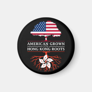 Imã Americano crescido com raizes de Hong Kong