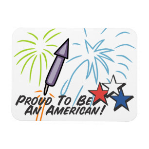 Ímã Americano orgulhoso -