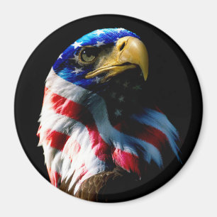 Imã Americano patriótico Eagle