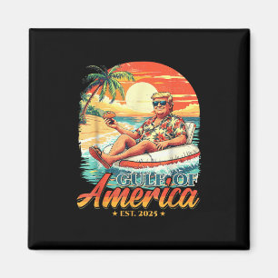 Imã Américas Golfo Trump 2024 Retro Beach Usa America