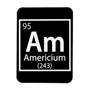 Ímã Amerício - Mesa Periódica de Ciência Americana