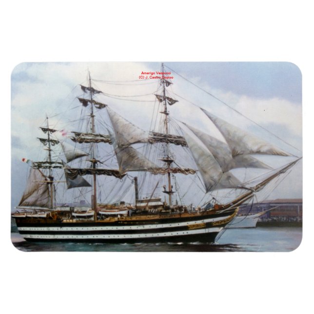 Ímã Amerigo Vespucci (Horizontal)
